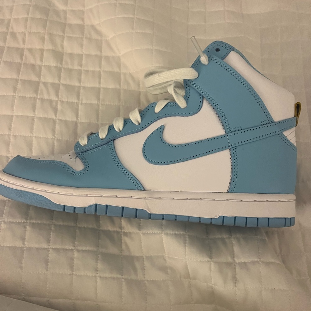 Carolina Blue Nile Dunks! Men 8/ Women's 10